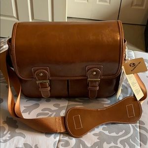 Leather camera bag